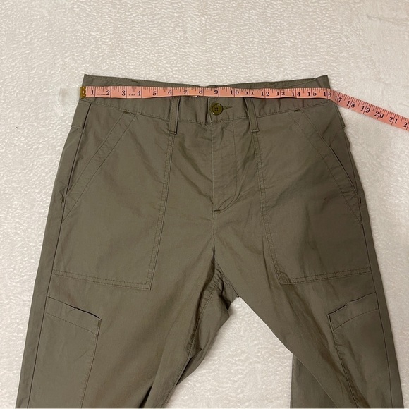 AGOLDE Daria High‎ Waist Crop Wide Leg Twill Utility Pant in Duffle Women's 28 - Picture 7 of 12